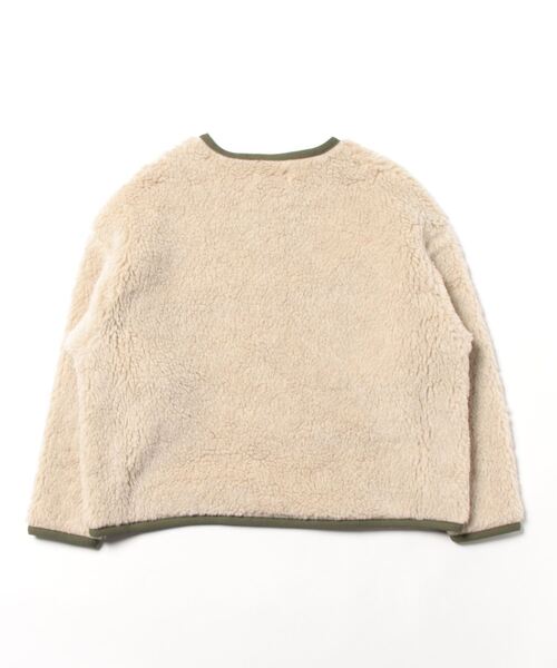 EAST END HIGHLANDERS(イーストエンドハイランダーズ)の「East End Highlanders / ボアカーディガン<100-120cm>(カーディガン/ボレロ・キッズ・ベージュ・120)」の2枚目の写真