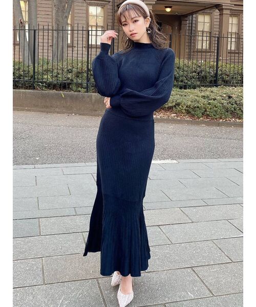 マーメイドシルエットワンピースの18枚目の写真