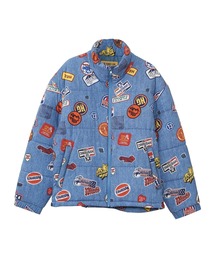 HYSTERIC GLAMOUR | PATCH SCRATCH FEVER柄 スタンドカラージャケット(ブルゾン)
