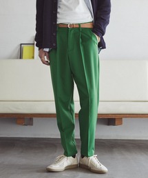 TRストレッチスーツ地 ワンタック テーパードセミワイドパンツ EMMA CLOTHES