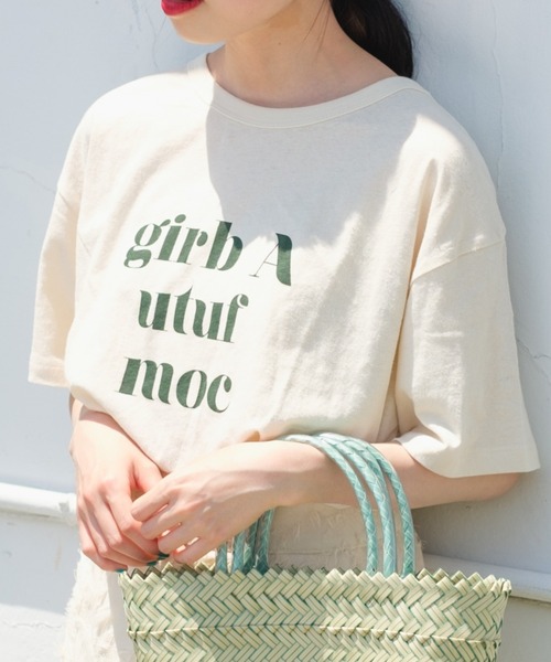 Kastane(カスタネ)の「カラバリロゴTee(Tシャツ/カットソー・レディース・ピンク/ホワイト/オフホワイト/イエロー/ベージュ系その他・XL/M)」の4枚目の写真