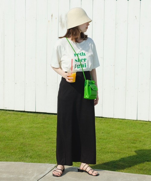 Kastane(カスタネ)の「カラバリロゴTee(Tシャツ/カットソー・レディース・ピンク/ホワイト/オフホワイト/イエロー/ベージュ系その他・XL/M)」の21枚目の写真