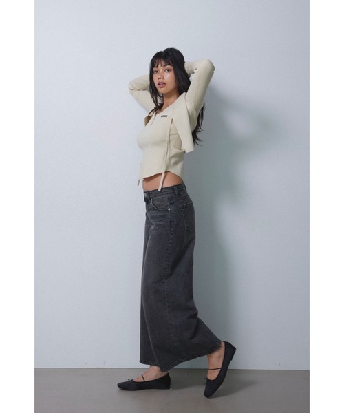 ALEXIA STAM(アリシアスタン)の「Low Rise Wide Denim Pants /ローライズ ワイドデニム(デニムパンツ・レディース・ブルー/ブラック・2/1/0/3)」の20枚目の写真
