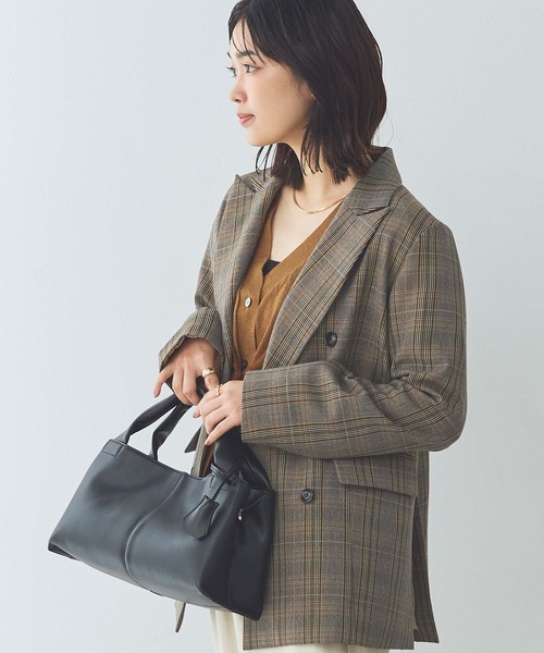 Gready Brilliant(グレディブリリアン)の「スクエアワンハンドル(ショルダーバッグ・レディース・アイボリー/ブラック/オレンジ・FREE)」の10枚目の写真