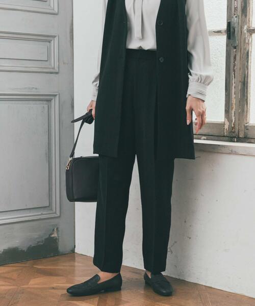 URBAN RESEARCH DOORS(アーバンリサーチドアーズ)の「ドレステーパードパンツ(その他パンツ・レディース・ネイビー/ブラック・SMALL/MEDIUM)」の20枚目の写真