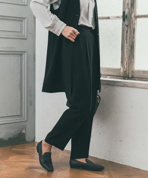 URBAN RESEARCH DOORS(アーバンリサーチドアーズ)の「ドレステーパードパンツ(その他パンツ・レディース・ネイビー/ブラック・SMALL/MEDIUM)」の21枚目の写真