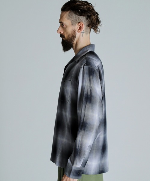 Schott/ショット/OMBRE LS SHIRT/オンブレ  チェックシャツの9枚目の写真