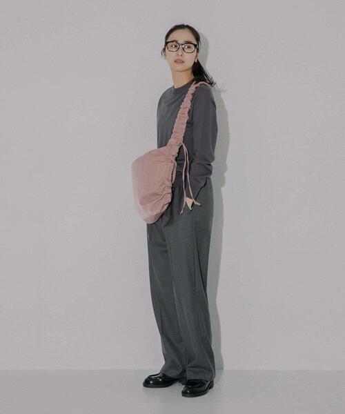 RODE SKO(ロデスコ)の「『Lsize』hun RODESKO Gather big(ショルダーバッグ・レディース・ピンク系その他/ブラック/オフホワイト/ブラウン/ベージュ/ブルー系その他・ONE)」の11枚目の写真