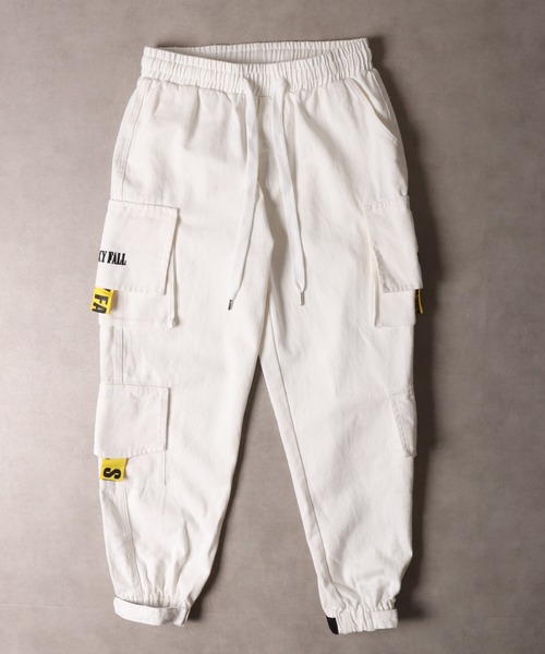 RE730(アールイーセブンサーティー)の「Loose denim cargo jogger pants / デニムカーゴジョガーパンツ ルーズシルエット unisex(デニムパンツ・メンズ・サックスブルー/ブラック/オフホワイト・S/M/L)」の6枚目の写真