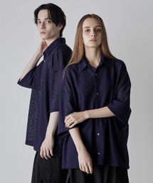 CLEL | 【CLEL】Loose Short Sleeves Lace Shirt/ルーズ 半袖レースシャツ(シャツ/ブラウス)