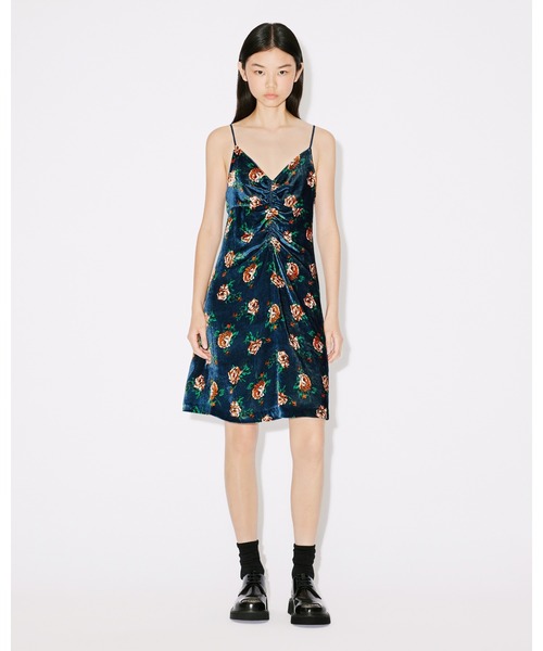 'KENZO Roses' ショート ドレスの1枚目の写真