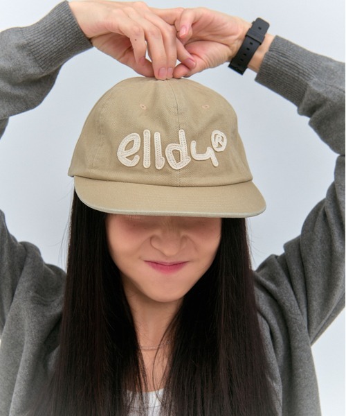 elldu(エルドゥ)の「「elldu/エルドゥ」 アップリキャップ ユニセックス(キャップ・レディース・バーガンディー/グリーン/ブラウン/ブラック/ベージュ/ネイビー/グレー/ホワイト×ブルー/ブルーグレー/ホワイト/ダークブラウン・FREE/KIDS FREE)」の8枚目の写真