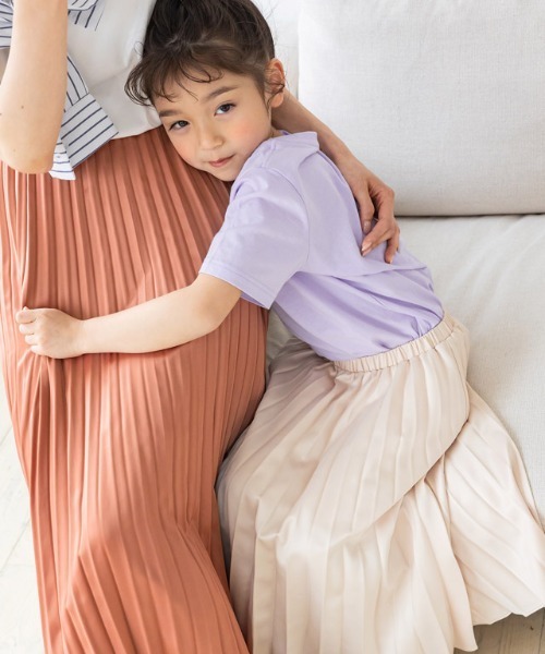 lulpini(ルルピー二)の「kids コットンロゴTシャツ(Tシャツ/カットソー・キッズ・オレンジ系/ホワイト×ブラック/ミント/ラベンダー/オフホワイト/ホワイト系その他・S/L/M)」の19枚目の写真