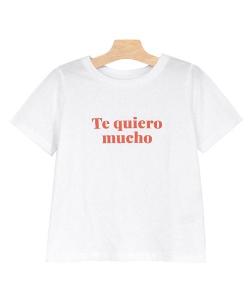 lulpini(ルルピー二)の「kids コットンロゴTシャツ(Tシャツ/カットソー・キッズ・オレンジ系/ホワイト×ブラック/ミント/ラベンダー/オフホワイト/ホワイト系その他・S/L/M)」の11枚目の写真