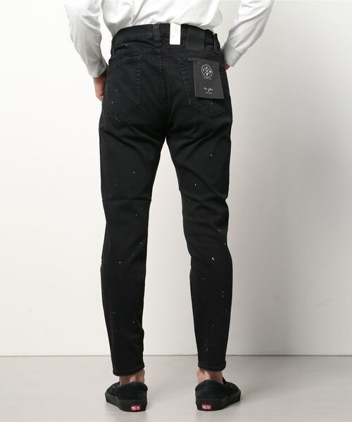 surt(サート)の「SURT/サート/penki BLK DENIM ペンキブラックデニム(デニムパンツ・メンズ・ブラック・MEDIUM/SMALL/LARGE/X-SMALL)」の3枚目の写真