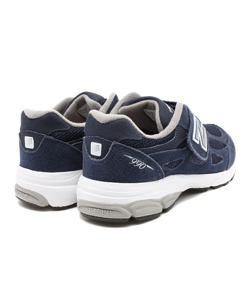 NEW BALANCE(ニューバランス)の「NEW BALANCE KV990(ベビーシューズ/ベビーソックス・キッズ・グレー/ネイビー・18/19/17)」の5枚目の写真