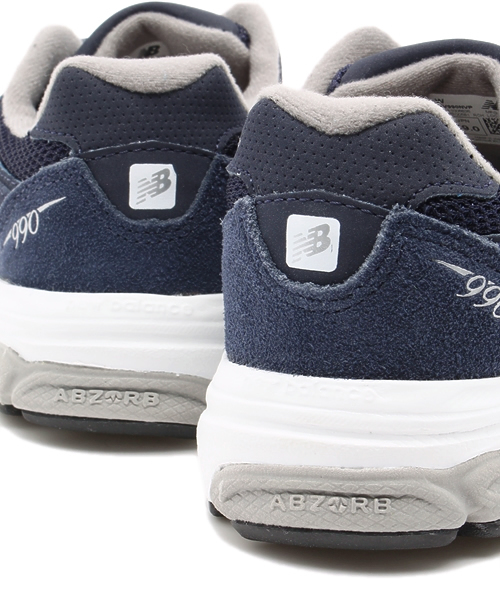 NEW BALANCE(ニューバランス)の「NEW BALANCE KV990(ベビーシューズ/ベビーソックス・キッズ・グレー/ネイビー・18/19/17)」の10枚目の写真