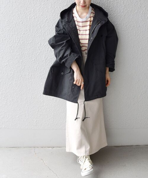 ARMY TWILL SANFORIZED: WEATHER HOODED CT フーデッド コートの15枚目の写真