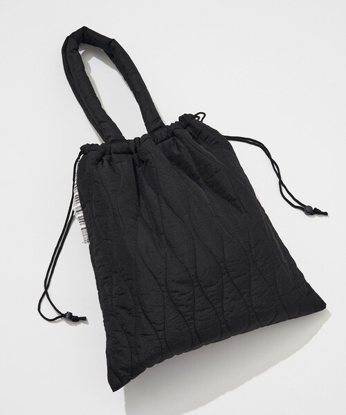WEEKEND(ER)(ウィークエンダー)の「WEEKEND(ER)×FREAK'S STORE/ウィークエンダー×フリークスストア 別注 ナイロン キルト トートバッグ(トートバッグ・レディース・ベージュ/オレンジ/ライム/ブラック・ONE SIZE)」の5枚目の写真