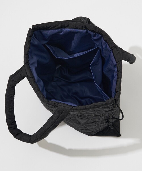 WEEKEND(ER)(ウィークエンダー)の「WEEKEND(ER)×FREAK'S STORE/ウィークエンダー×フリークスストア 別注 ナイロン キルト トートバッグ(トートバッグ・レディース・ベージュ/オレンジ/ライム/ブラック・ONE SIZE)」の12枚目の写真