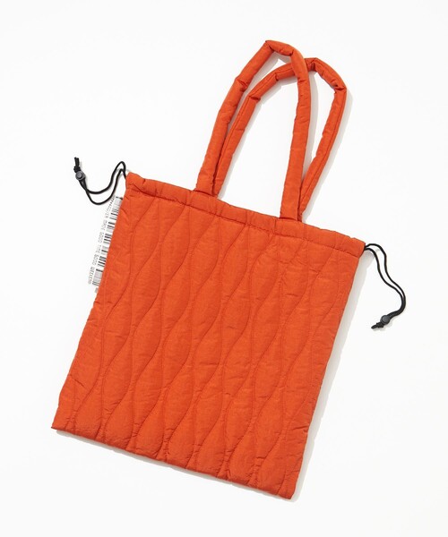 WEEKEND(ER)(ウィークエンダー)の「WEEKEND(ER)×FREAK'S STORE/ウィークエンダー×フリークスストア 別注 ナイロン キルト トートバッグ(トートバッグ・レディース・ベージュ/オレンジ/ライム/ブラック・ONE SIZE)」の20枚目の写真
