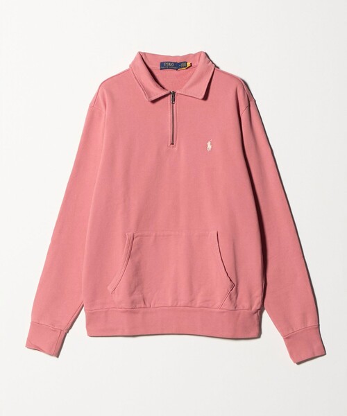 POLO RALPH LAUREN(ポロ ラルフ ローレン)の「【販路限定モデル】<POLO RALPH LAUREN>ハーフ ジップ スウェット(スウェット・メンズ・ケリーグリーン/ネイビー/ライトピンク・L)」の3枚目の写真