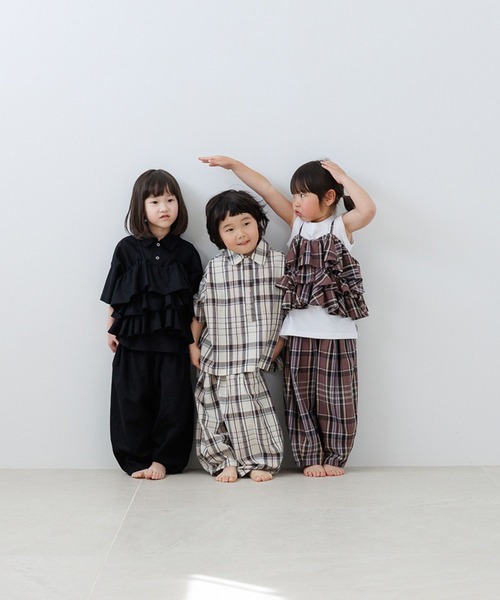 LOWRYS FARM(ローリーズファーム)の「リネンシャツSS 622578(シャツ/ブラウス・キッズ・ブラウン/ベージュ/ブラック・110cm/120cm/130cm/140cm/150cm)」の6枚目の写真