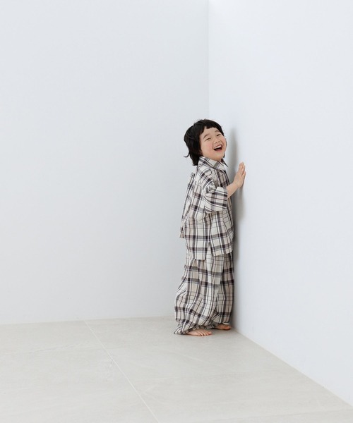 LOWRYS FARM(ローリーズファーム)の「リネンシャツSS 622578(シャツ/ブラウス・キッズ・ブラウン/ベージュ/ブラック・110cm/120cm/130cm/140cm/150cm)」の11枚目の写真