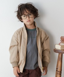 MAKE YOUR DAY | スウィングトップ風リバーシブルブルゾン■80~140cm(ブルゾン)