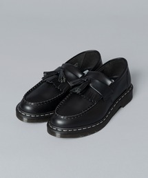 Dr. Martens | 【 Dr.Martens / ドクターマーチン 】  ADRIAN BLACK SMOOTH WHITE STITCH LOAFER / エイドリアンブラックスムースホワイトステッチローファー(ローファー)