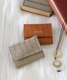 EMODA | 【ZOZO限定先行商品】EMODA/エモダ　クロコダイル型押し三つ折りコンパクトウォレット(財布)