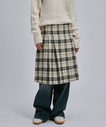 LOW WAIST MIDI PLEATS SKIRT / ローウエストミディ丈プリーツスカート