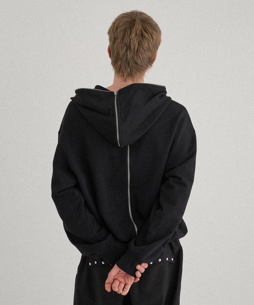 WISH FOR EVER(ウィッシュフォーエバー)の「【 WISH FOR EVER × ONCILY 】HEART COLLAB FULL-ZIP HOODIE/ハートコラボフルジップフーディ(パーカー・メンズ・ライトグレー/ブラック/ネイビー/ダークブルー/レッド/その他・SMALL/LARGE/MEDIUM)」の12枚目の写真