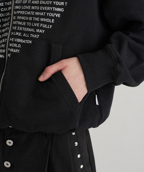 WISH FOR EVER(ウィッシュフォーエバー)の「【 WISH FOR EVER × ONCILY 】HEART COLLAB FULL-ZIP HOODIE/ハートコラボフルジップフーディ(パーカー・メンズ・ライトグレー/ブラック/ネイビー/ダークブルー/レッド/その他・SMALL/LARGE/MEDIUM)」の15枚目の写真