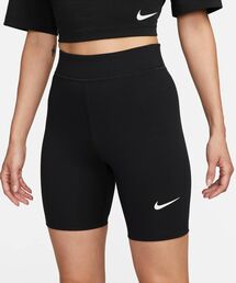 NIKE | ナイキ スポーツウェア クラシック ウィメンズ ハイウエスト 21cm バイカーショートパンツ / Nike Sportswear ClassicsWomen's High-Waisted 8" Biker Shorts DV7798-010 Black(レギンス/スパッツ)