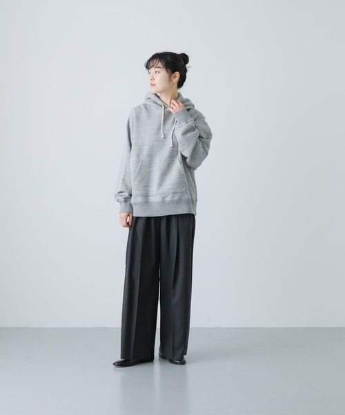 かぐれ(カグレ)の「サマーウール2タックイージーパンツ(その他パンツ・レディース・チャコールグレー/ライトグレー・FREE)」の12枚目の写真
