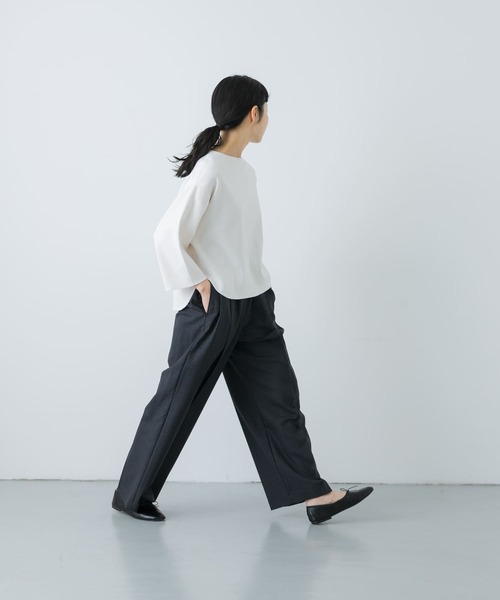 かぐれ(カグレ)の「サマーウール2タックイージーパンツ(その他パンツ・レディース・チャコールグレー/ライトグレー・FREE)」の22枚目の写真