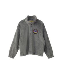 HYSTERIC GLAMOUR | BURNING SOUNDSワッペン ハーフジップスウェット(スウェット)