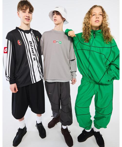 LOTTO(ロット)の「LOTTO LINE NYLON BLOUSON(ブルゾン・メンズ・グレー/ブラック/グリーン・MEDIUM/LARGE/X-LARGE/XX-LARGE)」の7枚目の写真
