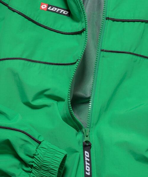 LOTTO(ロット)の「LOTTO LINE NYLON BLOUSON(ブルゾン・メンズ・グレー/ブラック/グリーン・MEDIUM/LARGE/X-LARGE/XX-LARGE)」の13枚目の写真