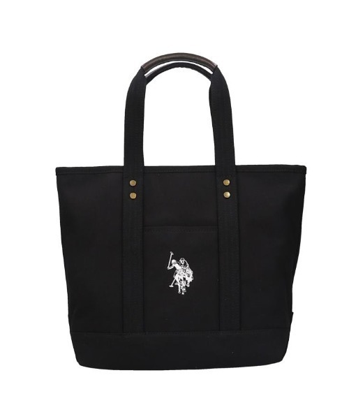 U.S. POLO ASSN.(ユーエスポロアッスン)の「【U.S. POLO ASSN.】 ユーエスポロアッスン キャンバストートバッグM USPA-2651(トートバッグ・レディース・ブラック系その他/ブラック/ホワイト×ブラック/ホワイト×レッド/ホワイト×グリーン/ホワイト系その他/ホワイト/ブルー系その他・FREE)」の6枚目の写真