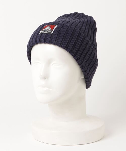BEN DAVIS(ベンデイビス)の「BEN DAVIS/ベンデイビス Cotton Knit Cap/コットン ニットキャップ(ニットキャップ/ビーニー・メンズ・ネイビー/ベージュ/イエロー/ブラック/ブラック系その他/グレー/ダークグリーン/チャコールグレー/オフホワイト・FREE)」の8枚目の写真