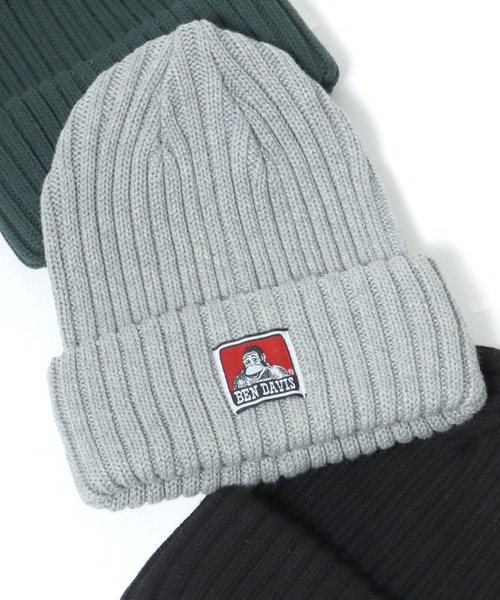 BEN DAVIS(ベンデイビス)の「BEN DAVIS/ベンデイビス Cotton Knit Cap/コットン ニットキャップ(ニットキャップ/ビーニー・メンズ・ネイビー/ベージュ/イエロー/ブラック/ブラック系その他/グレー/ダークグリーン/チャコールグレー/オフホワイト・FREE)」の15枚目の写真