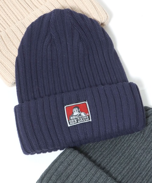 BEN DAVIS(ベンデイビス)の「BEN DAVIS/ベンデイビス Cotton Knit Cap/コットン ニットキャップ(ニットキャップ/ビーニー・メンズ・ネイビー/ベージュ/イエロー/ブラック/ブラック系その他/グレー/ダークグリーン/チャコールグレー/オフホワイト・FREE)」の18枚目の写真