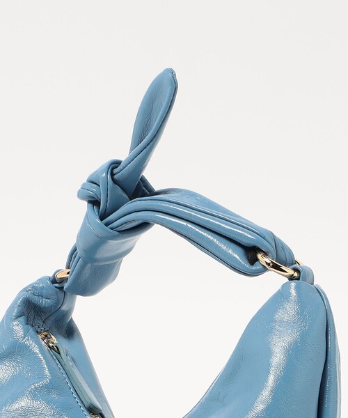 INNUE(イヌエ)の「<INNUE>D301 CROISSANT BAG(ショルダーバッグ・レディース・ブラック/ライトブルー/オフホワイト・FREE)」の8枚目の写真