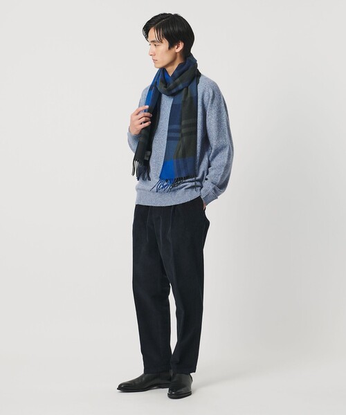 UNITED ARROWS(ユナイテッドアローズ)の「ウール カシミヤ ミドルゲージ クルーネック ニット(ニット/セーター・メンズ・ライトブルー/ピンク/ライトグレー/ネイビー・L/XL/S/M)」の10枚目の写真
