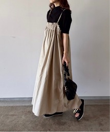 t a r o s u | volume cami shirring onepiece/ボリュームキャミシャーリングワンピース(ワンピース)
