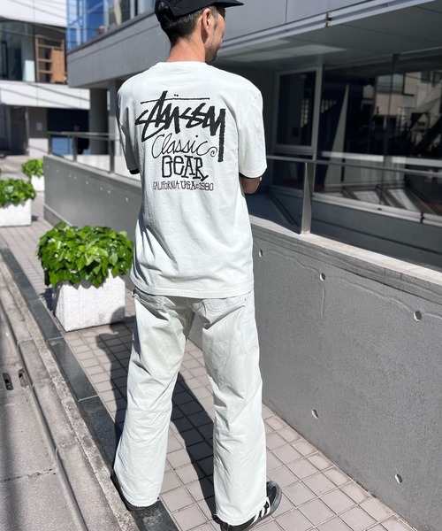 STUSSY(ステューシー)の「【STUSSY】ステューシー CLASSIC GEAR HALF T-SHIRTS ロゴ 半袖 Tシャツ(Tシャツ/カットソー・メンズ・ブラック/ホワイト・M/XL/L)」の5枚目の写真