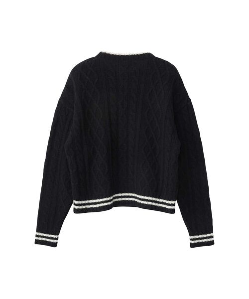 HYSTERIC GLAMOUR(ヒステリックグラマー)の「VIXEN GIRLジャカード セーター(ニット/セーター・レディース・ブラック/レッド/ベージュ・FREE)」の6枚目の写真
