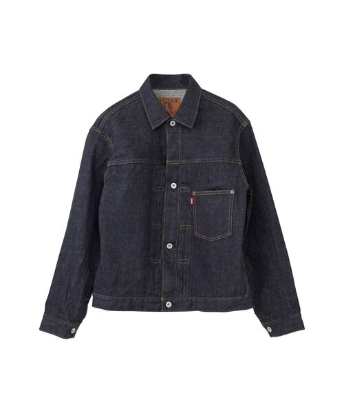 HYSTERIC GLAMOUR(ヒステリックグラマー)の「1ST TYPE WW2デニムジャケット(ブルゾン・メンズ・インディゴブルー・MEDIUM/LARGE/SMALL/X-LARGE)」の1枚目の写真